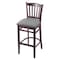Holland Bar Stool Co 25" Counter Stool, Dark Cherry Finish, Graph Seat 312025DC020 - alternate 1